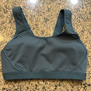 Spanx forest green sports bra